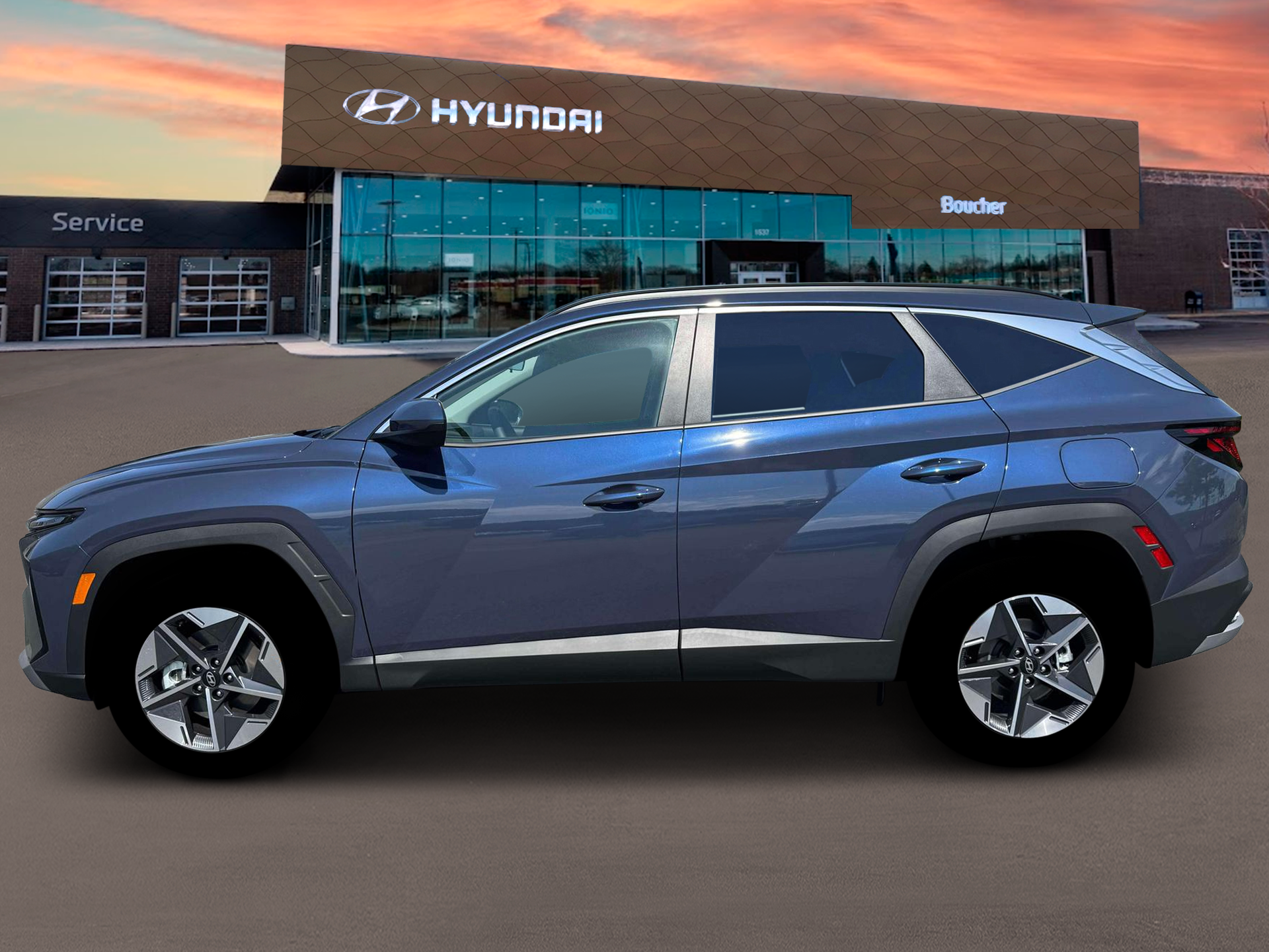 New 2026 Atlantis Blue Hyundai SEL AWD image 3