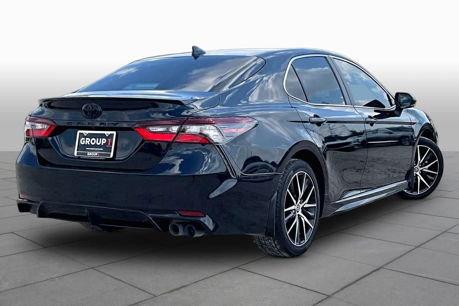 Used 2023 Midnight Black Metallic Toyota SE image 12