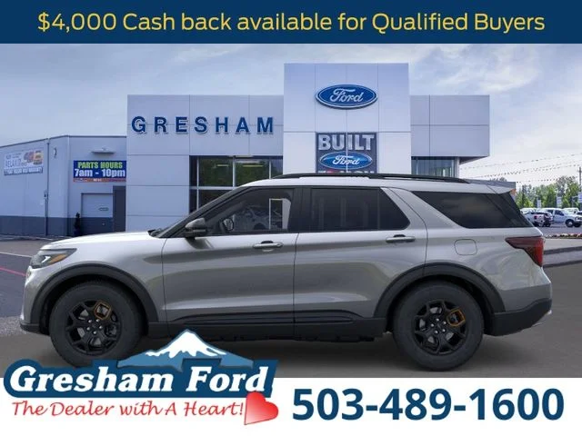 New 2026 Carbonized Gray Metallic Ford Tremor image 3