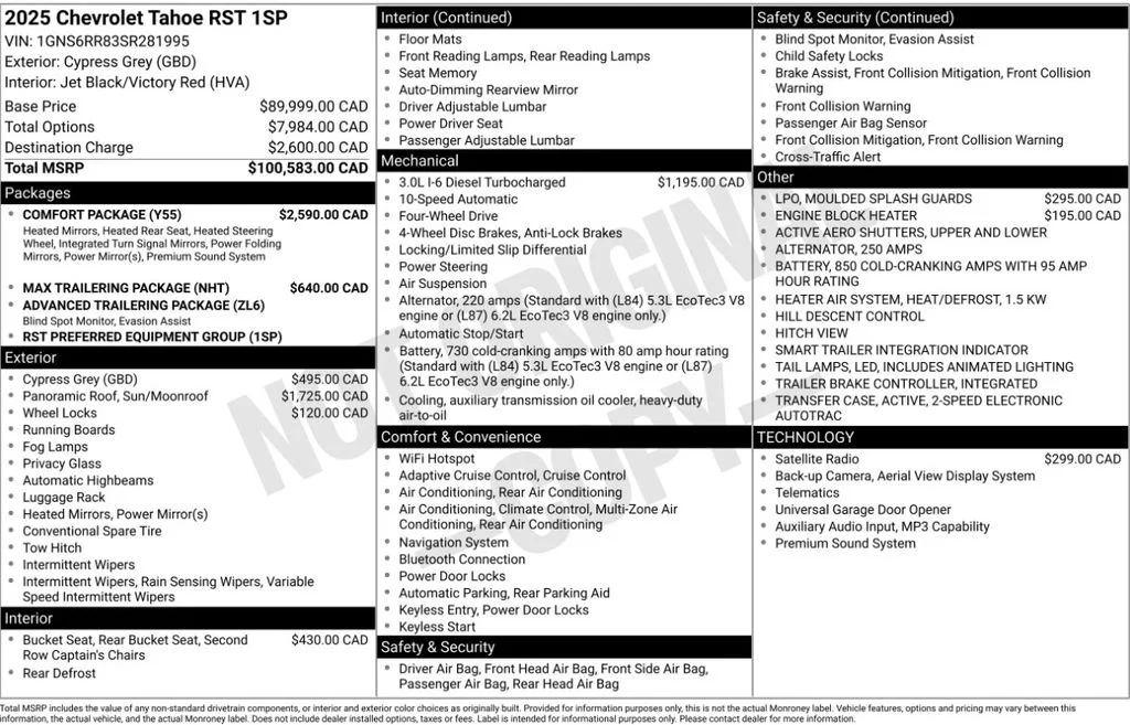 Certified Used 2025 Gray Chevrolet RST image 3