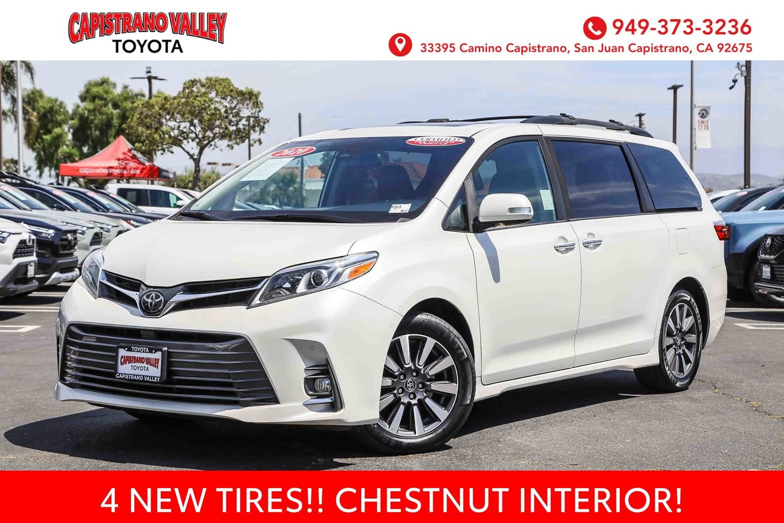 Certified Used 2020 Blizzard Pearl Toyota Limited image 1