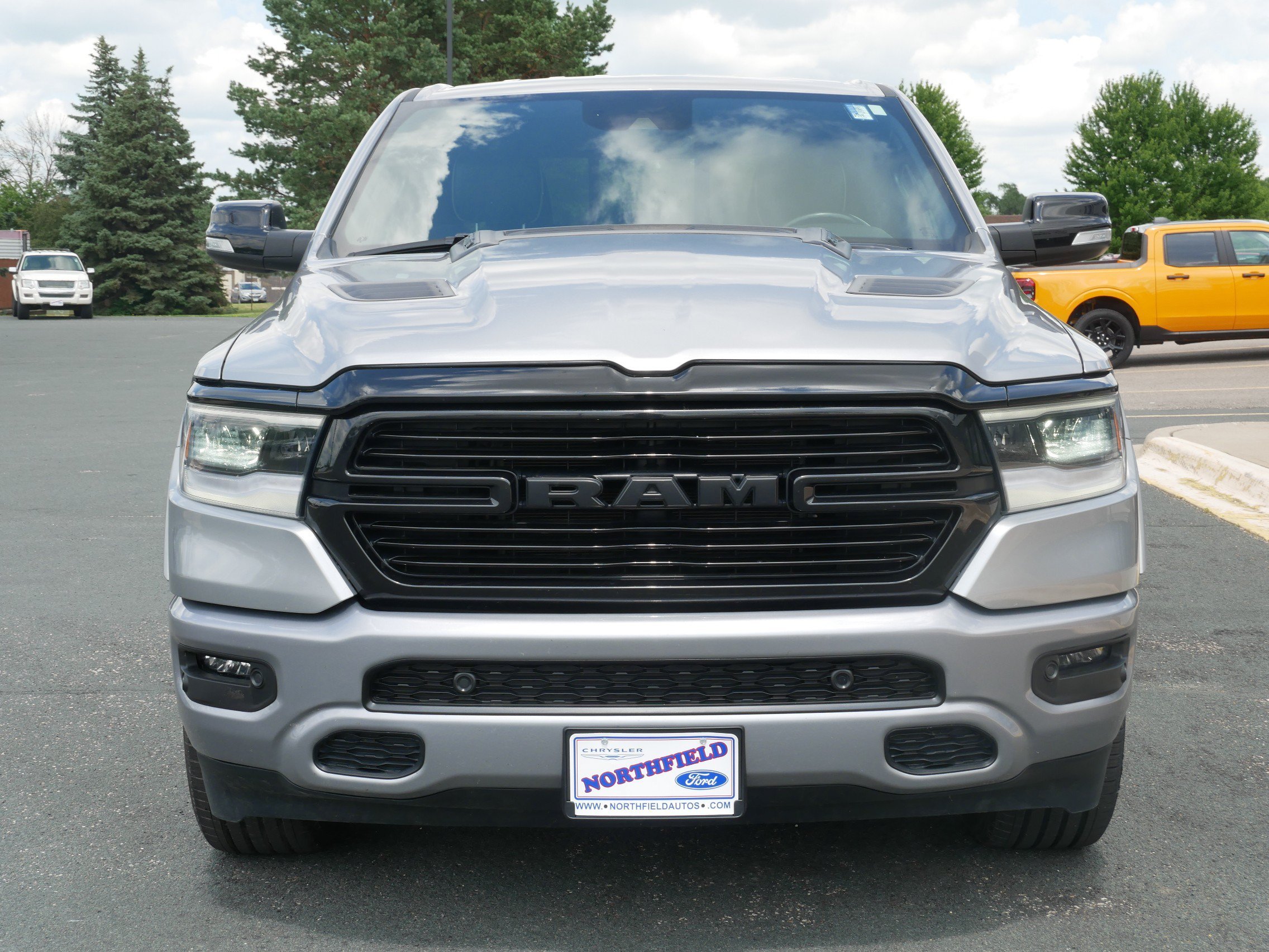 Used 2021 Billet Silver Clearcoat Metallic Ram Laramie image 3