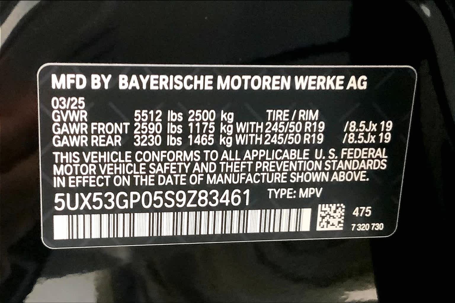 Used 2025 Black Sapphire Metallic BMW 30 xDrive image 21
