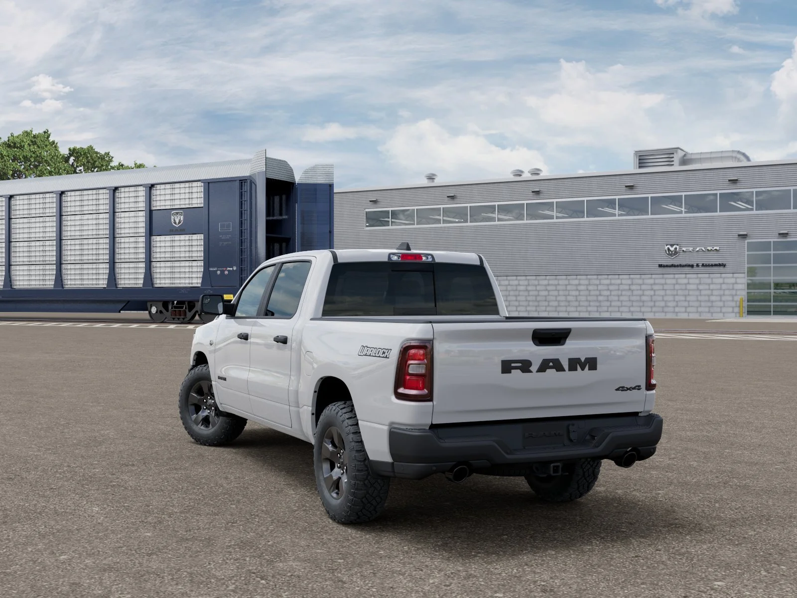 New 2026 Bright White Clear-Coat Exterior Paint RAM  image 3