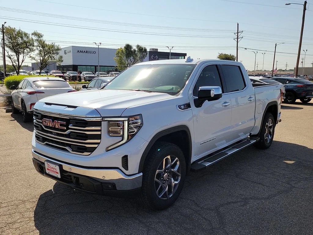 New 2026 Glacier White Tricoat GMC SLT image 5