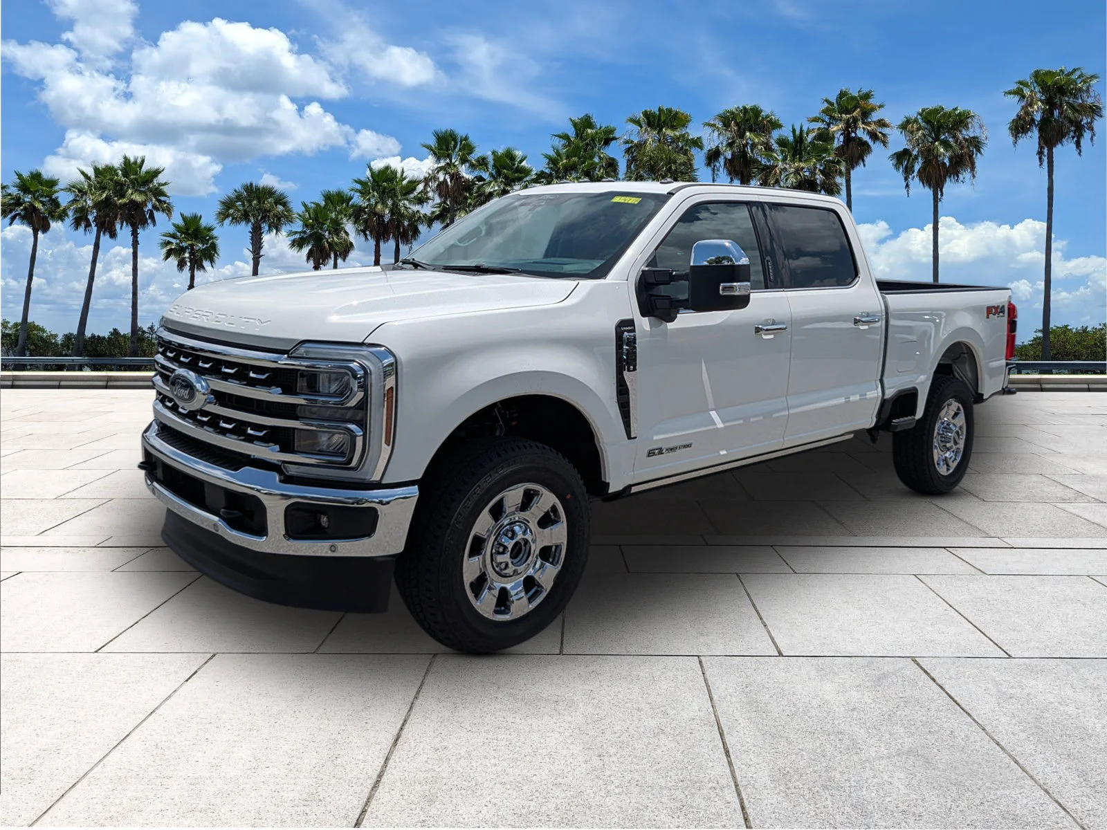 New 2026 Star White Metallic Tri-Coat Ford F-250® Lariat® image 3