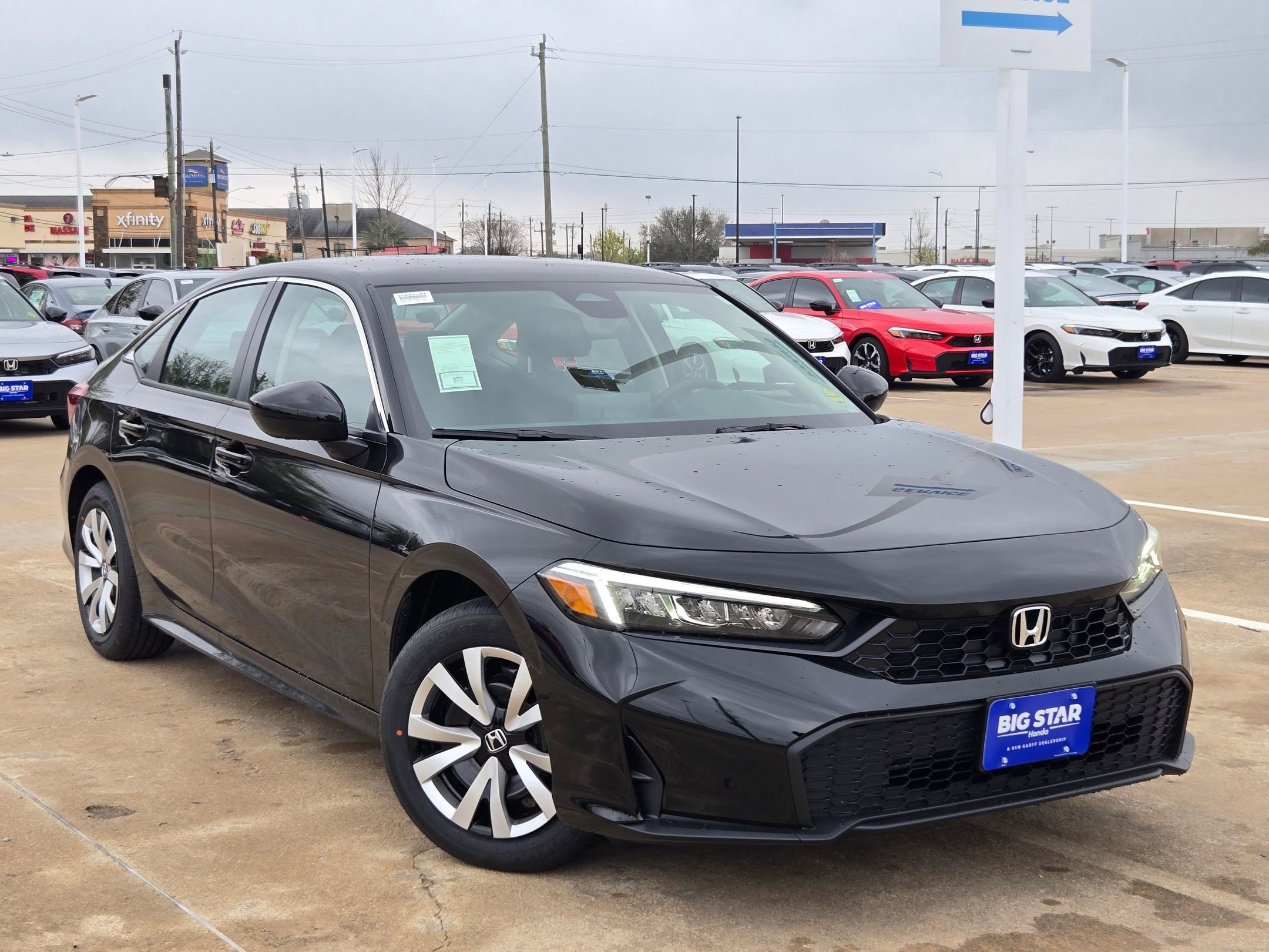 New 2026 Crystal Black Pearl Honda LX image 2