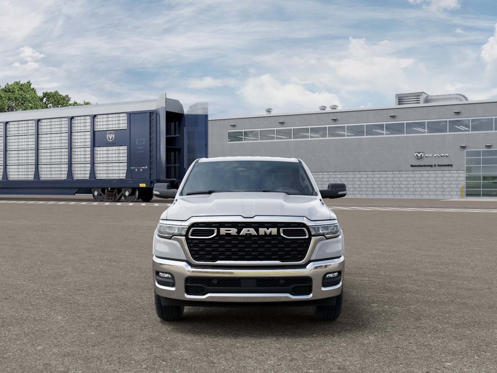 New 2026 Bright White Clearcoat RAM BIG HORN image 6