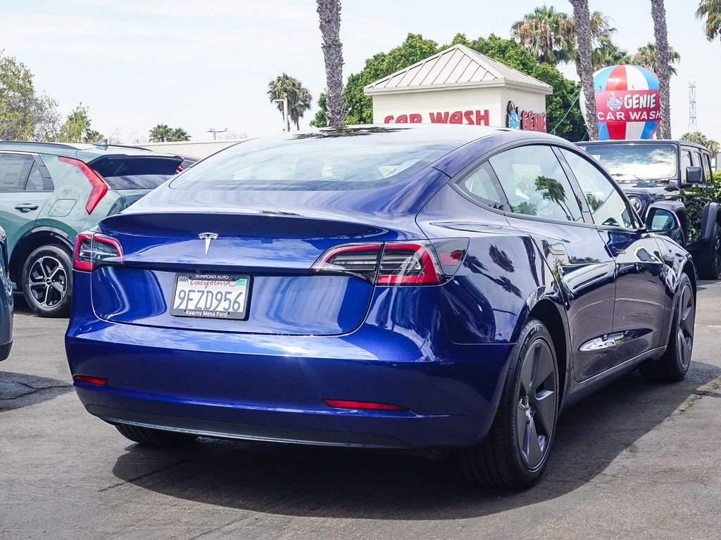 Used 2023 Deep Blue Metallic Tesla Base image 7