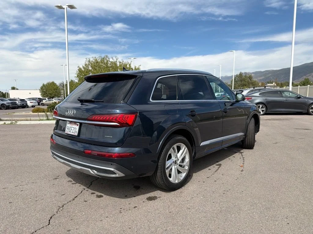 Used 2023 Blue Metallic Audi Premium image 8