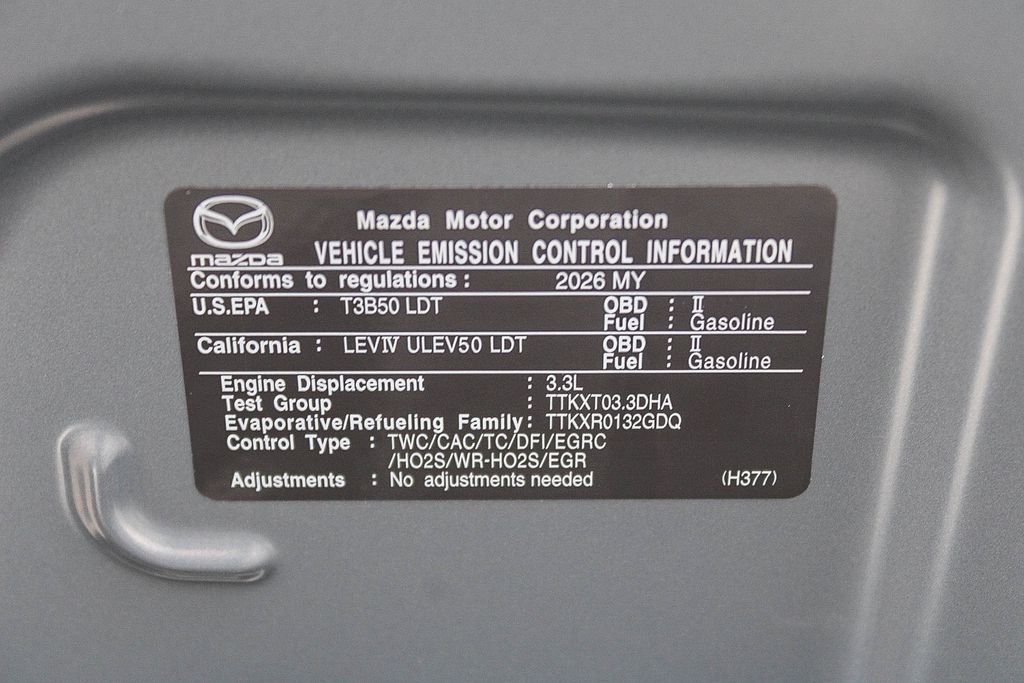 New 2026 Polymetal Gray Metallic Mazda 3.3 Turbo S Premium Plus AWD image 13