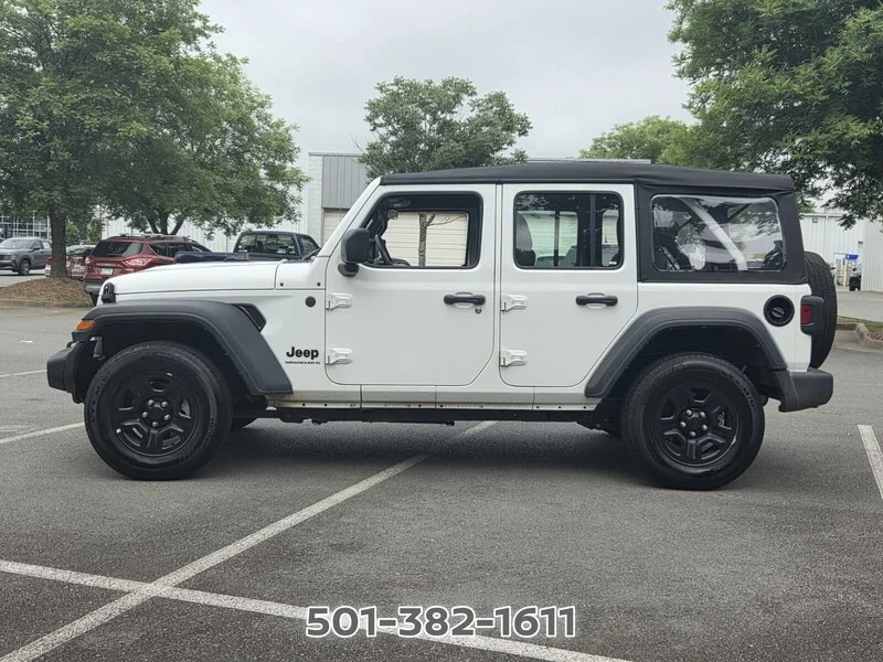 Used 2023 Bright White Clearcoat JEEP SPORT 4 DOOR 4X4 image 2