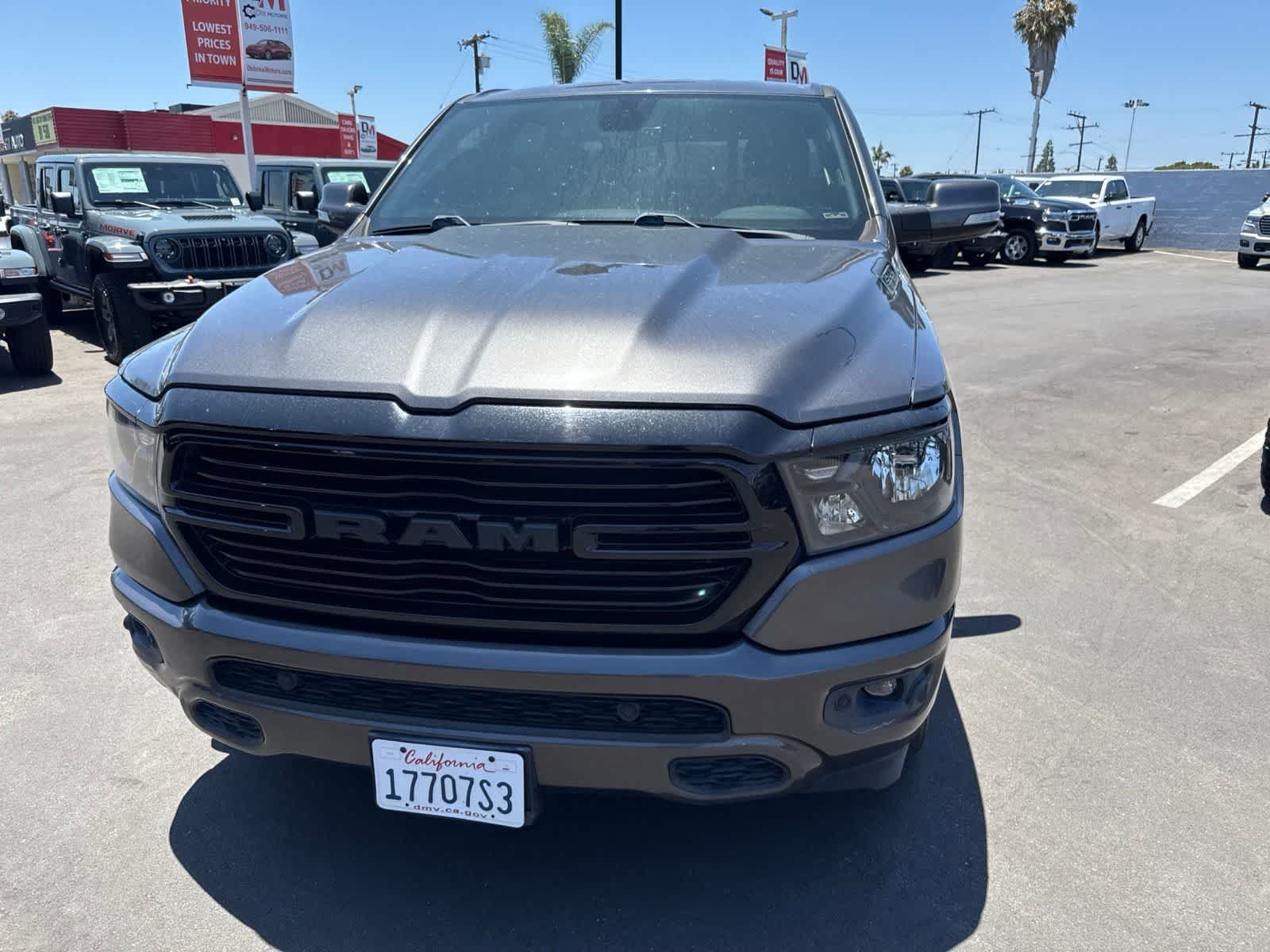Used 2020 Granite Crystal Metallic Clearcoat Ram Big Horn image 4