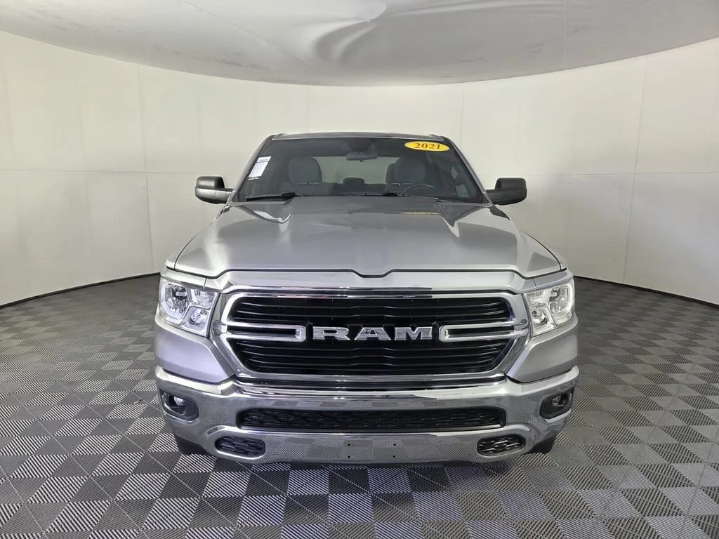 Used 2021 Billet Silver Metallic Clearcoat Ram Big Horn image 3