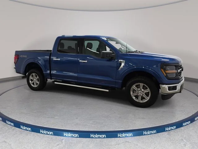 Certified Used 2025 Blue Metallic Ford XLT image 3