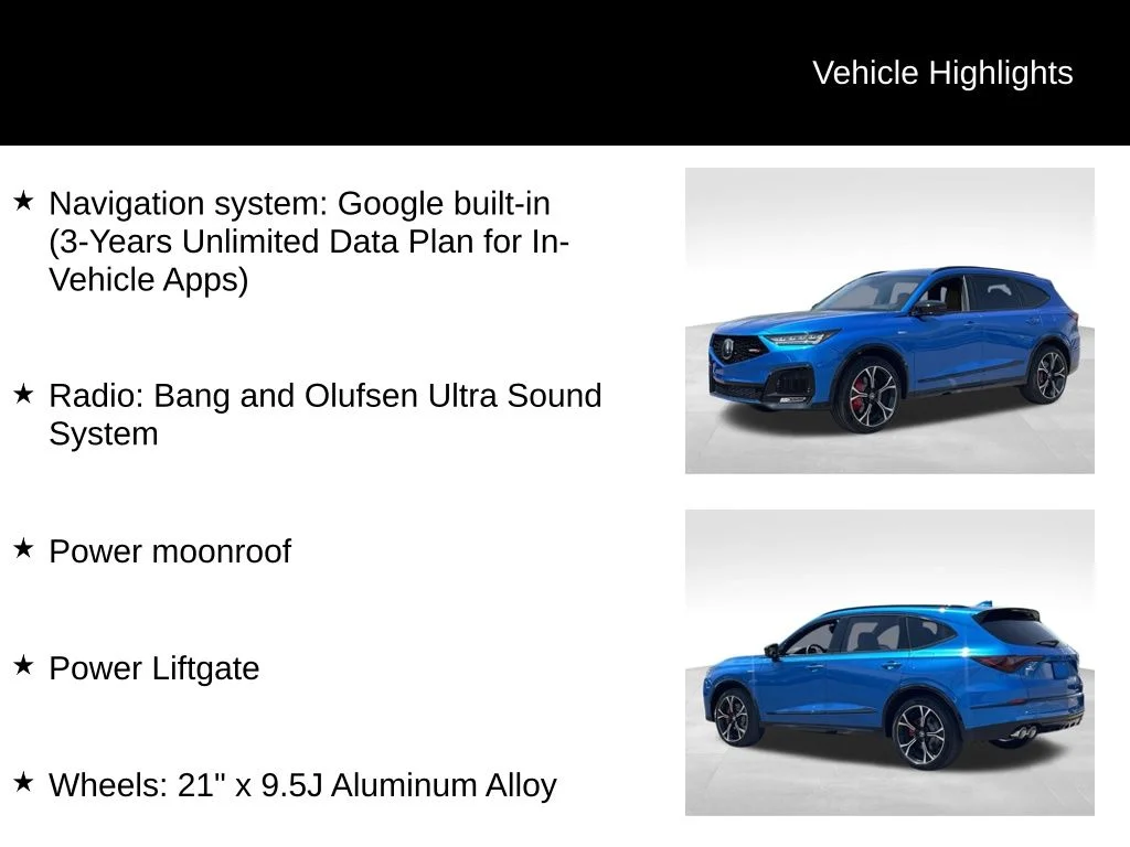New 2026 Blue Acura Type S w/Advance Package image 5