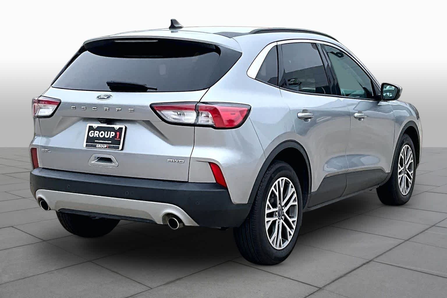 Used 2021 Iconic Silver Metallic Ford SEL image 14