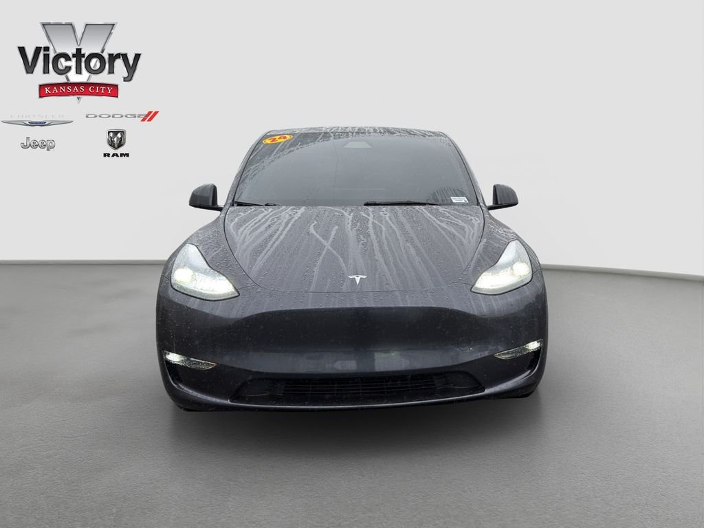 Used 2024 Tesla Model Y Long Range with VIN 7SAYGDEE8RF166357 for sale in Kansas City, KS