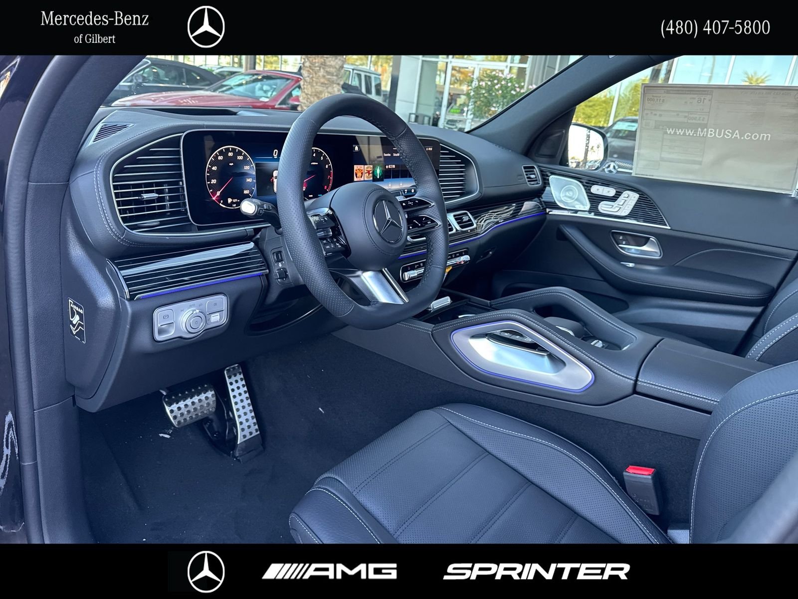 New 2026 Obsidian Black Metallic Mercedes-Benz GLS 580 image 9