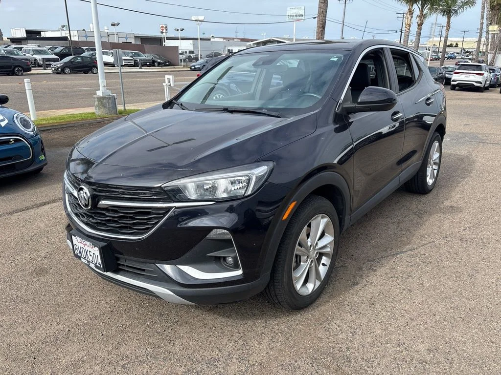 Used 2021 Blue Metallic Buick Preferred image 3