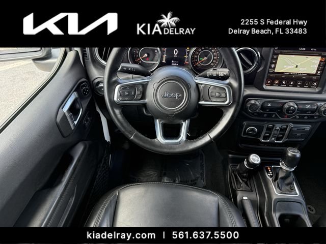 Used 2021 White Jeep Unlimited Sahara Altitude image 12