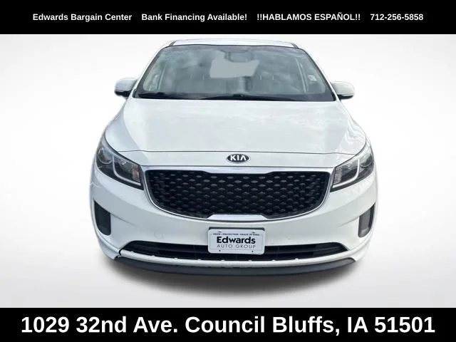 Used 2015 Kia Sedona LX with VIN KNDMB5C10F6057835 for sale in Council Bluffs, IA