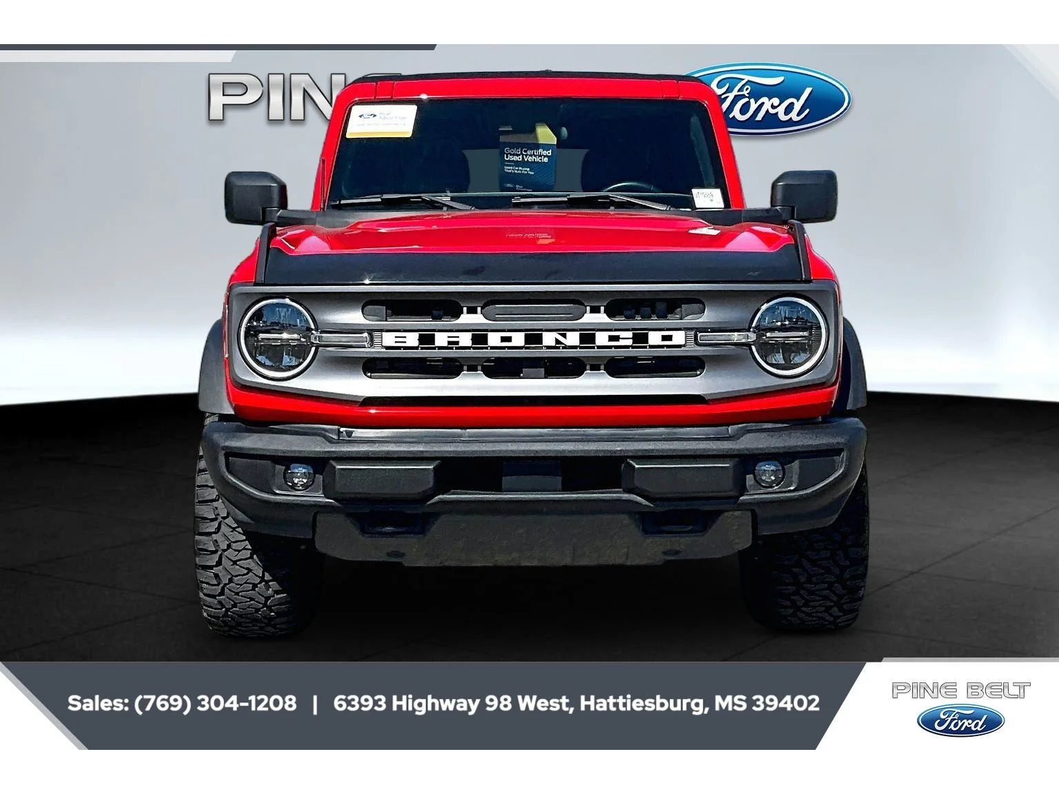 Used 2021 Race Red Ford Big Bend image 3