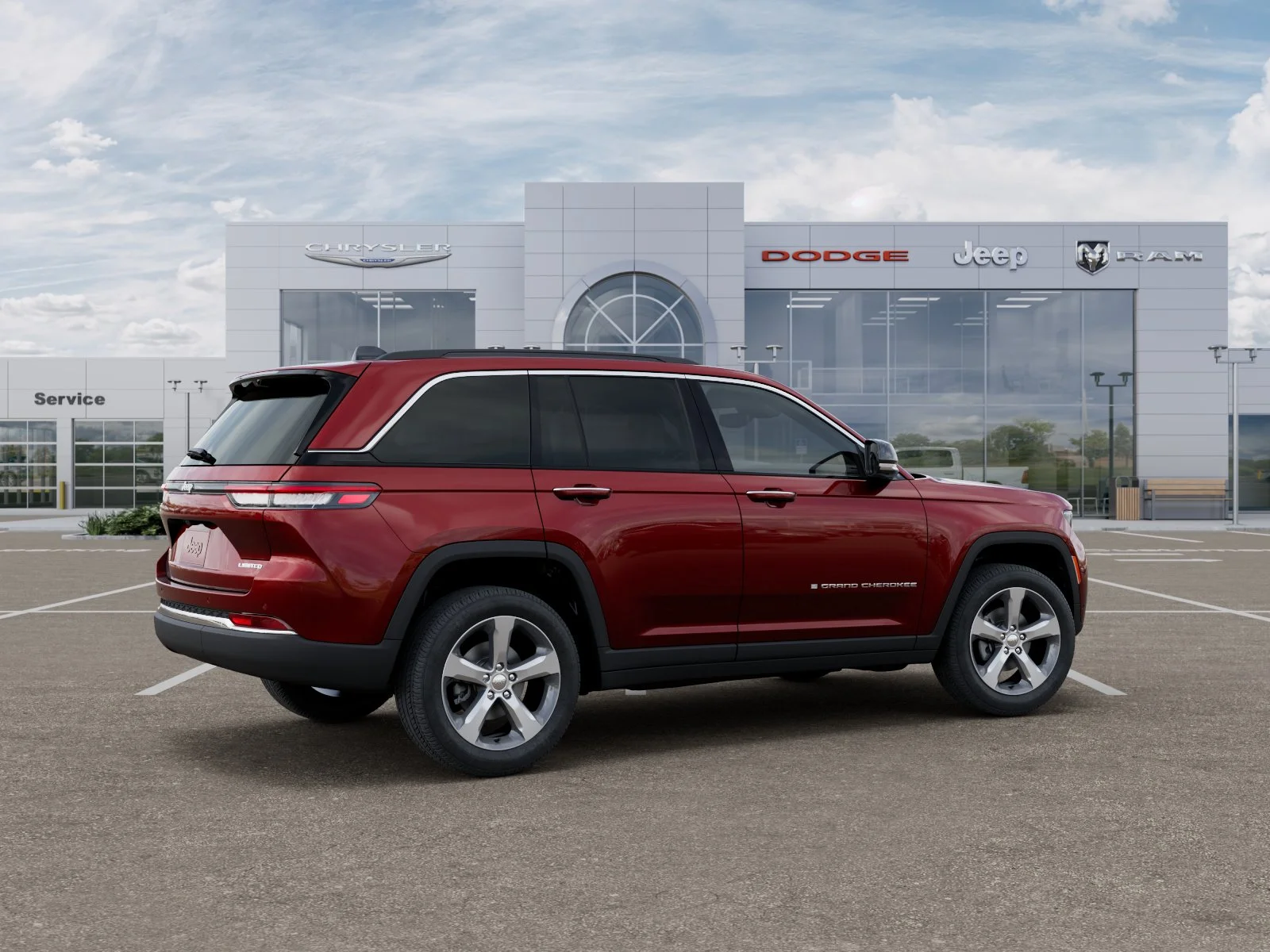 New 2026 Velvet Red Pearl-Coat Exterior Paint Jeep Limited image 34