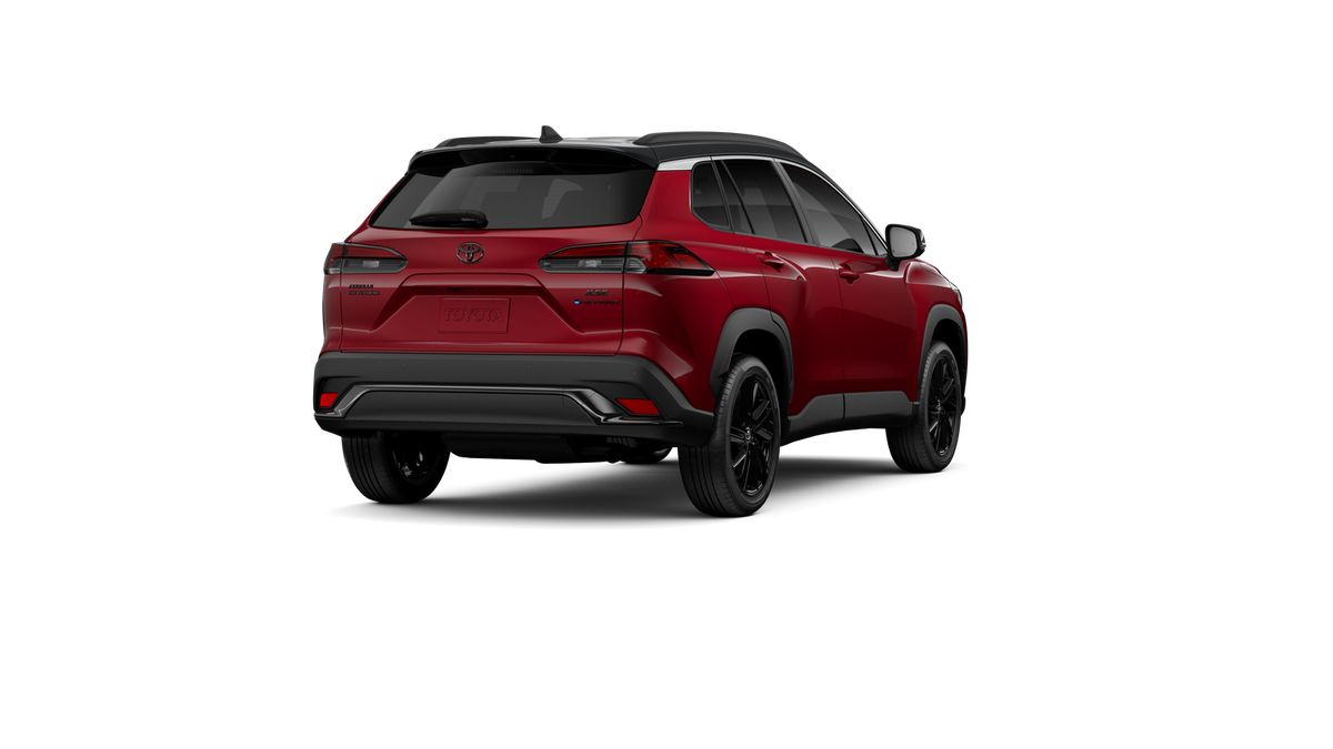 New 2026 Soul Red Crystal  with Jet Black roof Toyota Hybrid XSE image 9