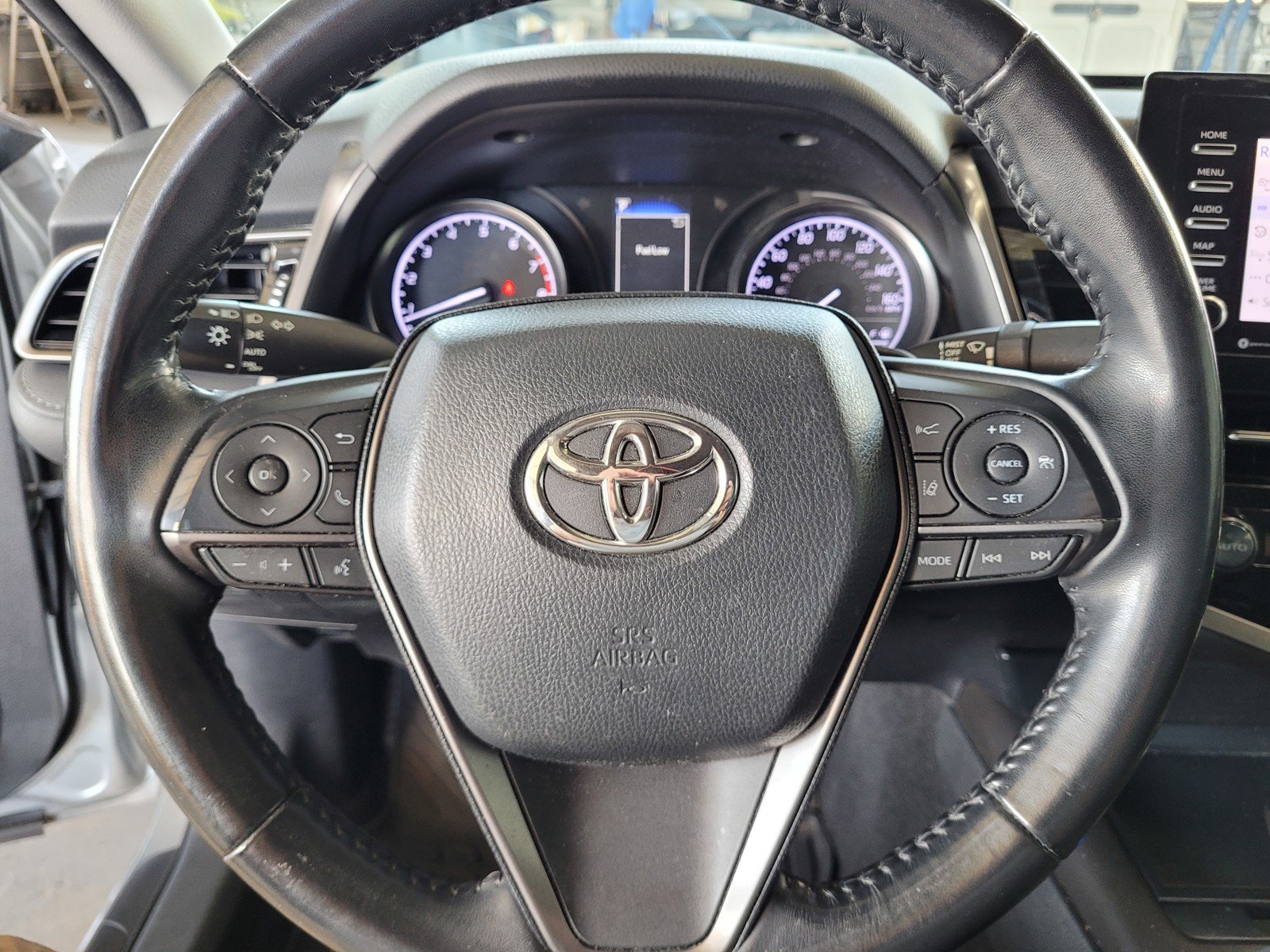 Used 2021 Celestial Silver Metallic Toyota SE image 16