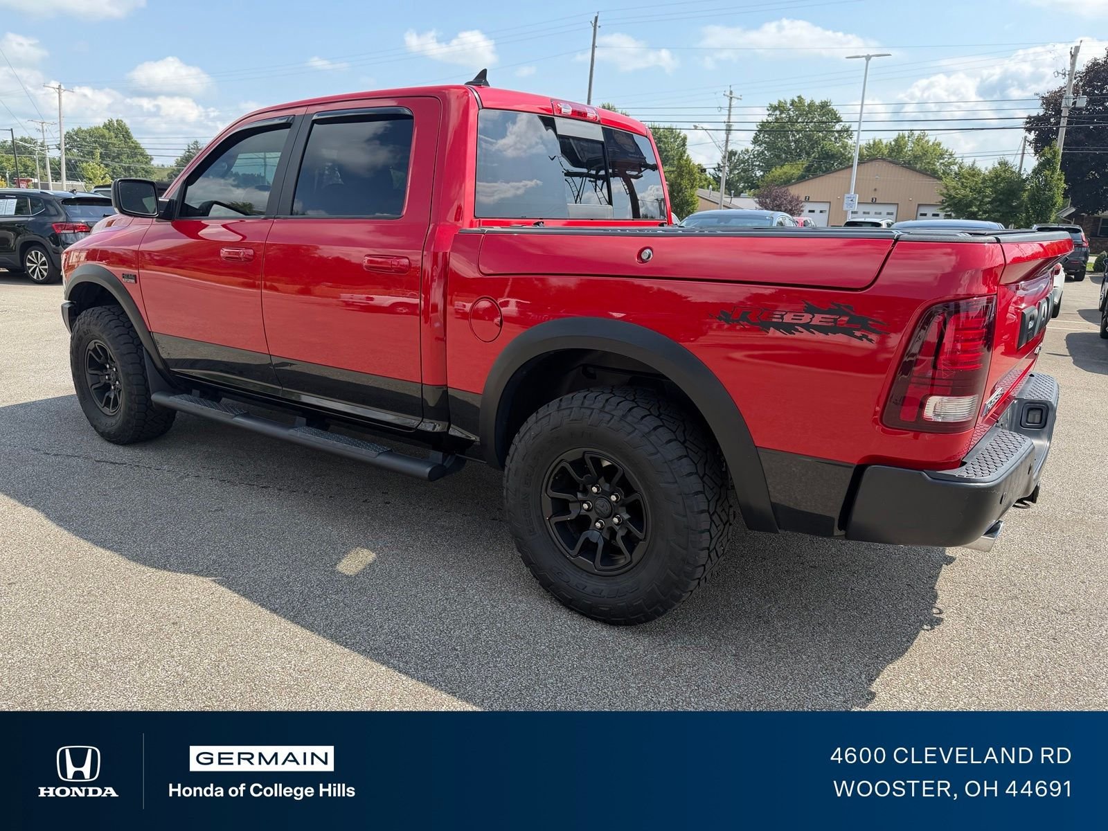Used 2017 Flame Red Clearcoat Ram Rebel image 9