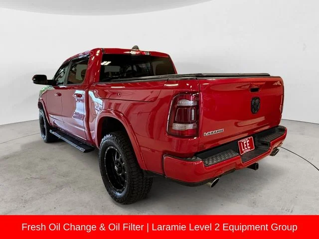 Used 2019 Flame Red Clearcoat Ram Laramie image 3