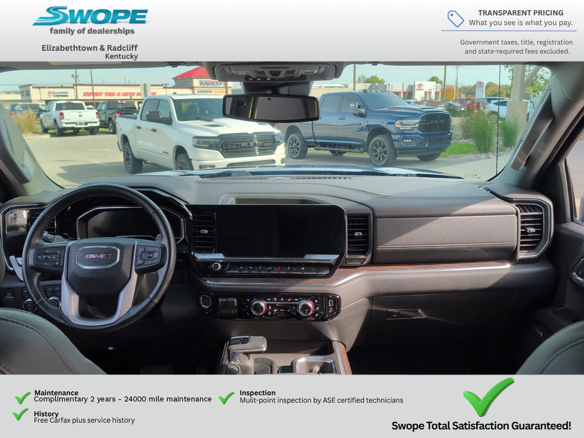 Used 2024 Downpour Metallic GMC SLT image 14