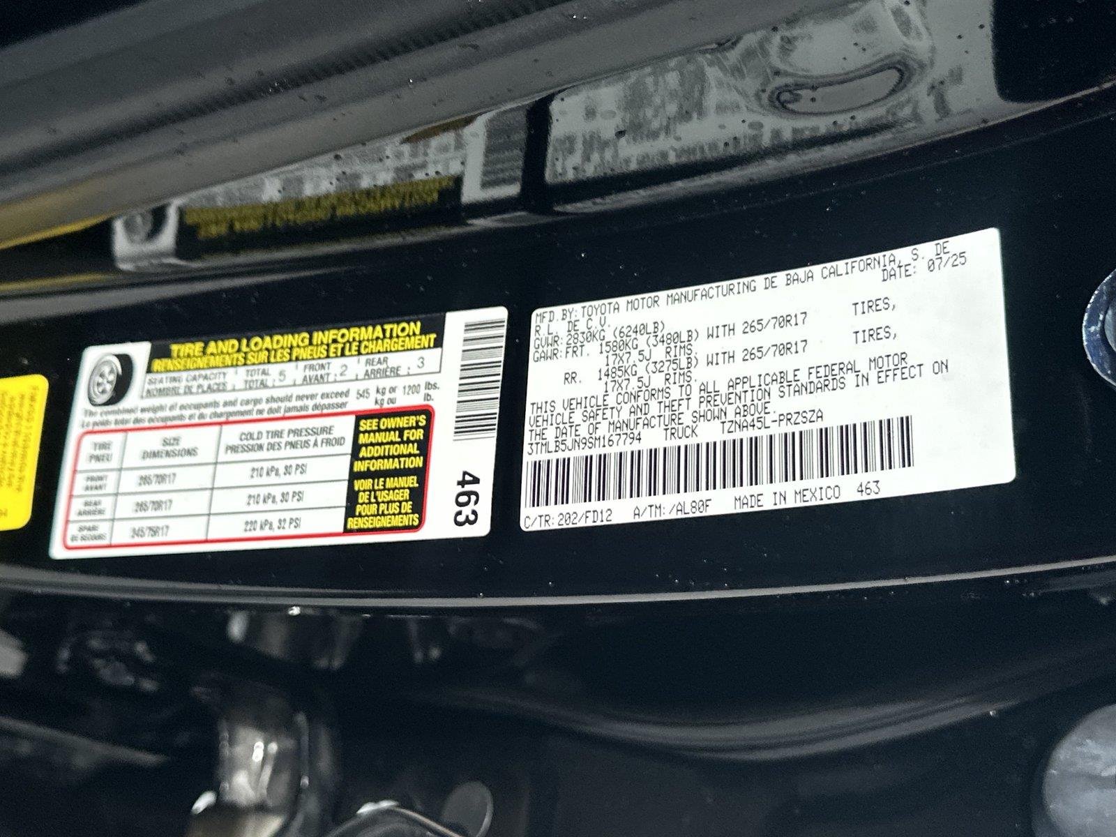 Used 2025 Black Toyota TRD Off-Road image 27