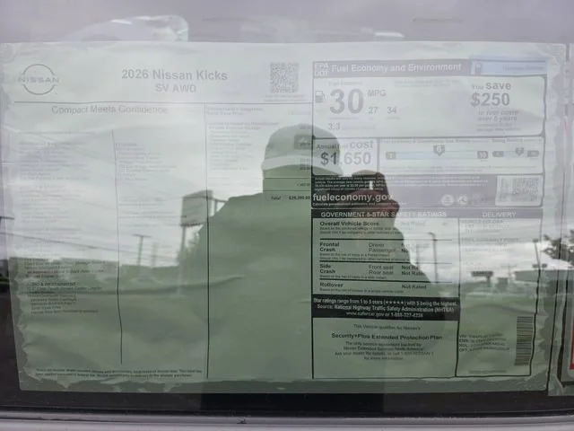 New 2026 Gun Metallic Nissan SV image 30