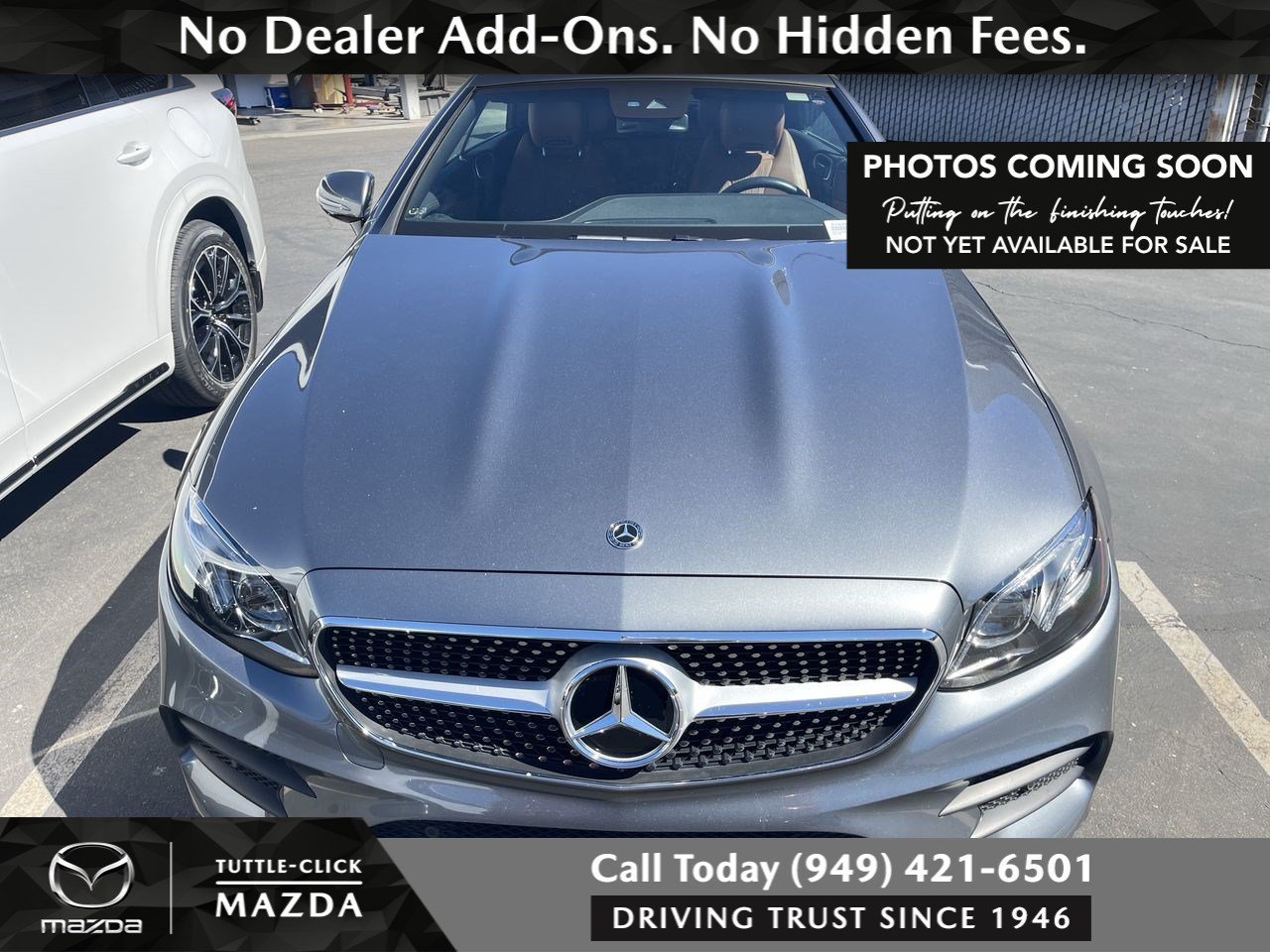 Used 2018 Gray Mercedes-Benz E 400 image 1