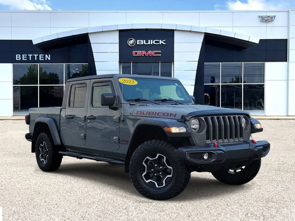 Used 2022 Gray Jeep Rubicon image 1