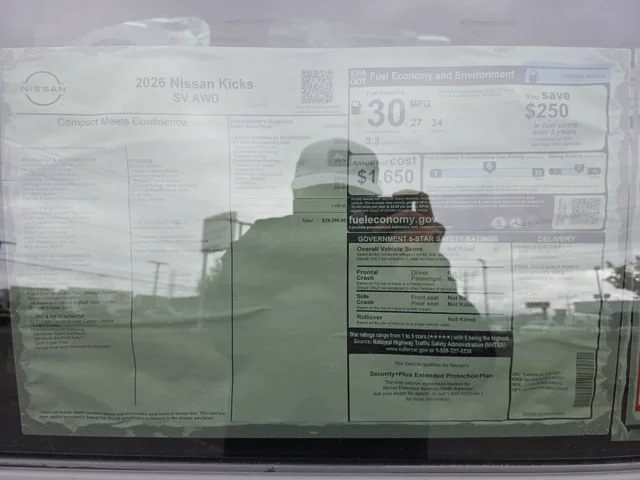 New 2026 Gun Metallic Nissan SV image 30