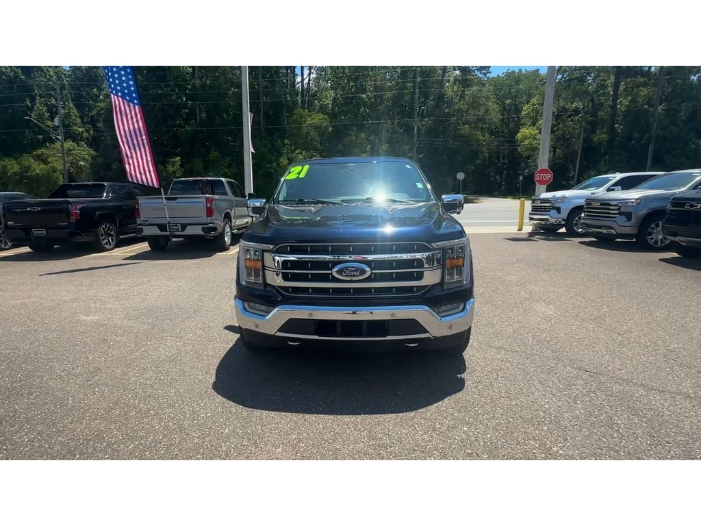 Used 2021 Blue Ford Lariat image 4