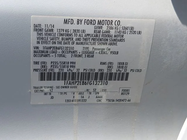 Used 2015 White Ford SEL image 17