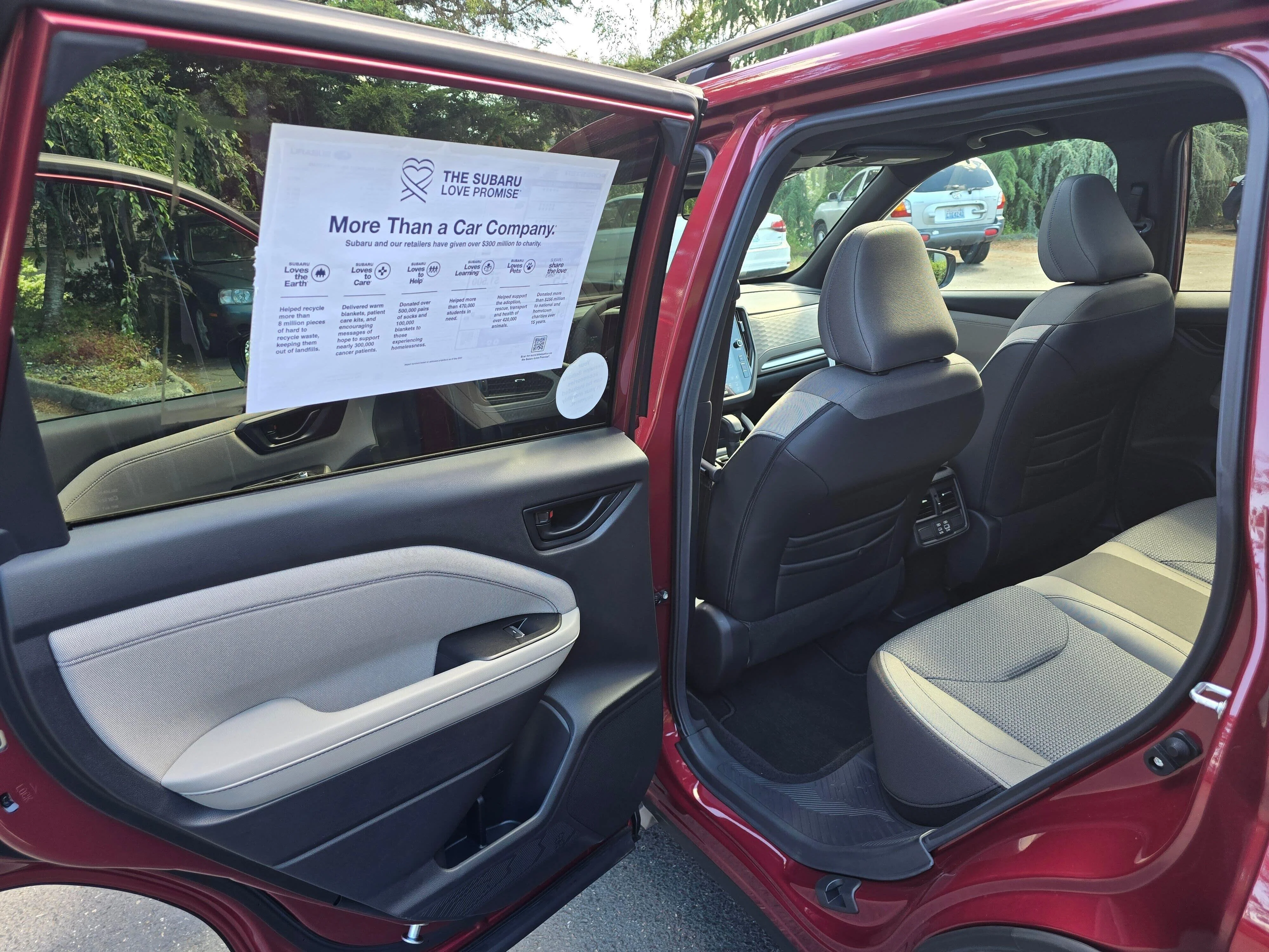 New 2026 CRIMSON RED PEARL Subaru Premium Hybrid image 9