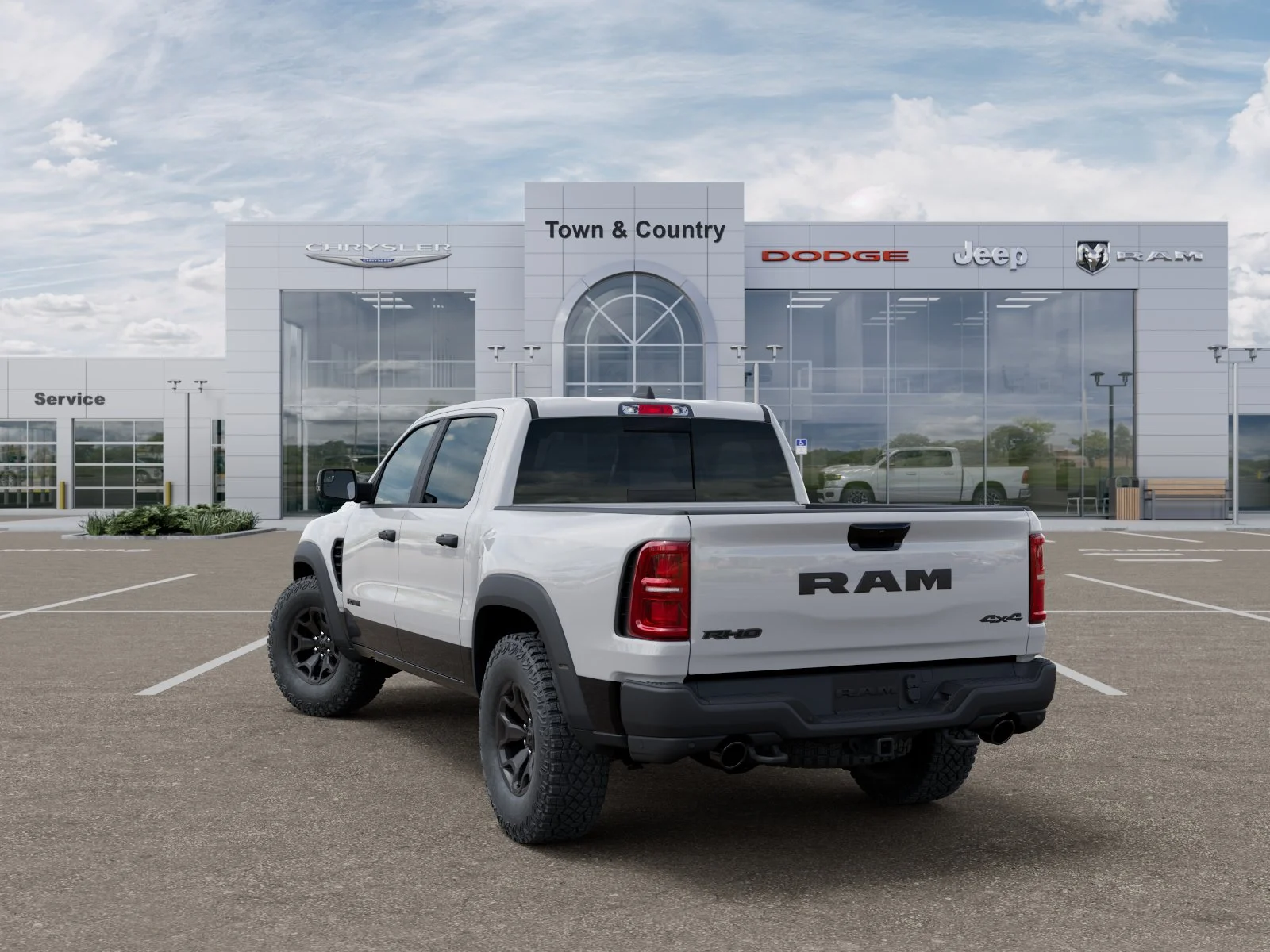 New 2026 Bright White Clear-Coat Exterior Paint RAM RHO image 29