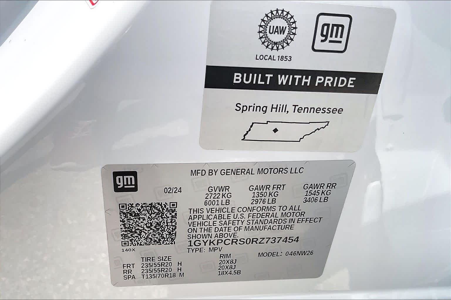 Used 2024 Crystal White Tricoat Cadillac FWD Premium Luxury image 35