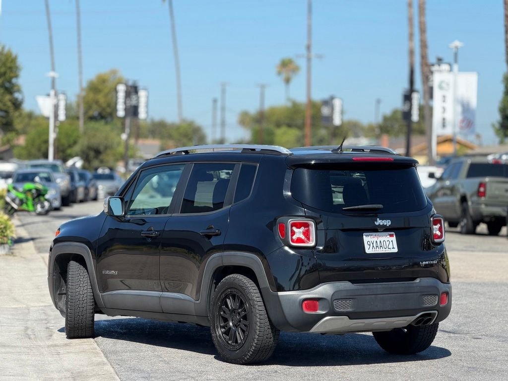 Used 2016 Jeep Renegade Limited with VIN ZACCJADT0GPD43299 for sale in Claremont, CA
