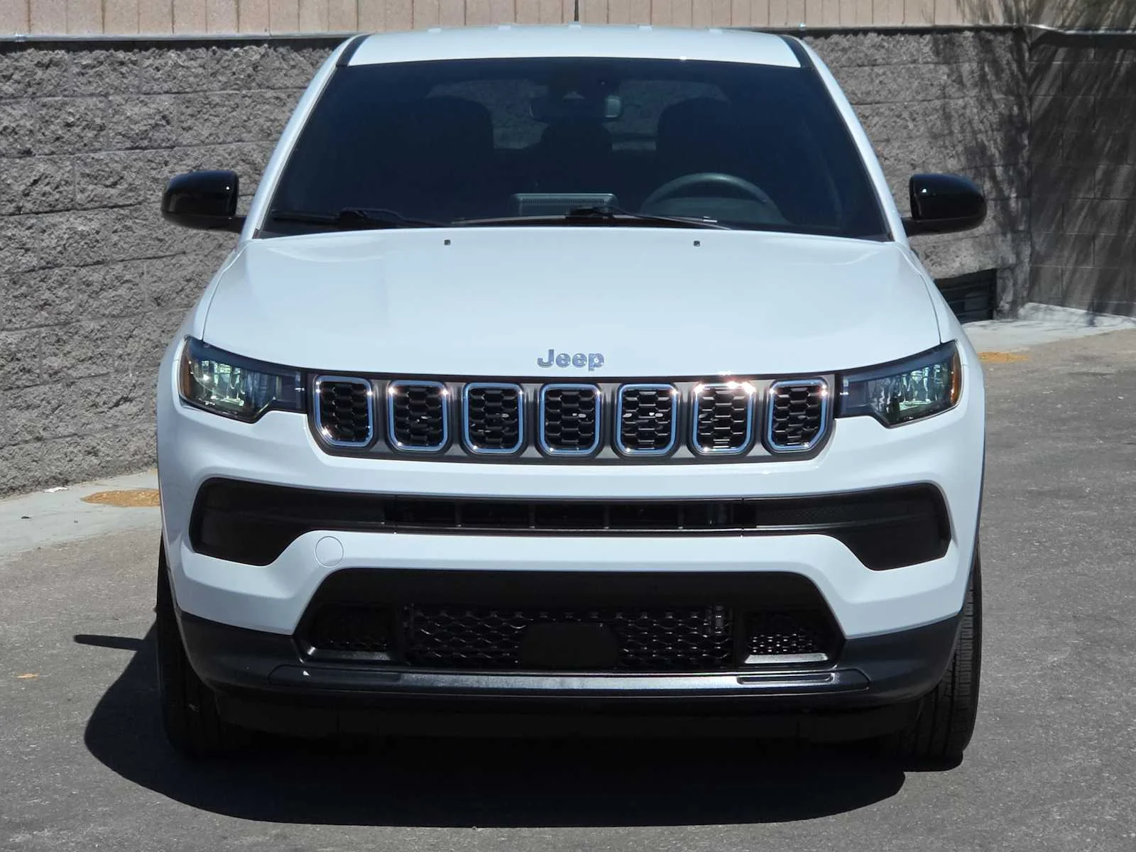 Used 2025 Bright White Clearcoat Jeep Sport image 4