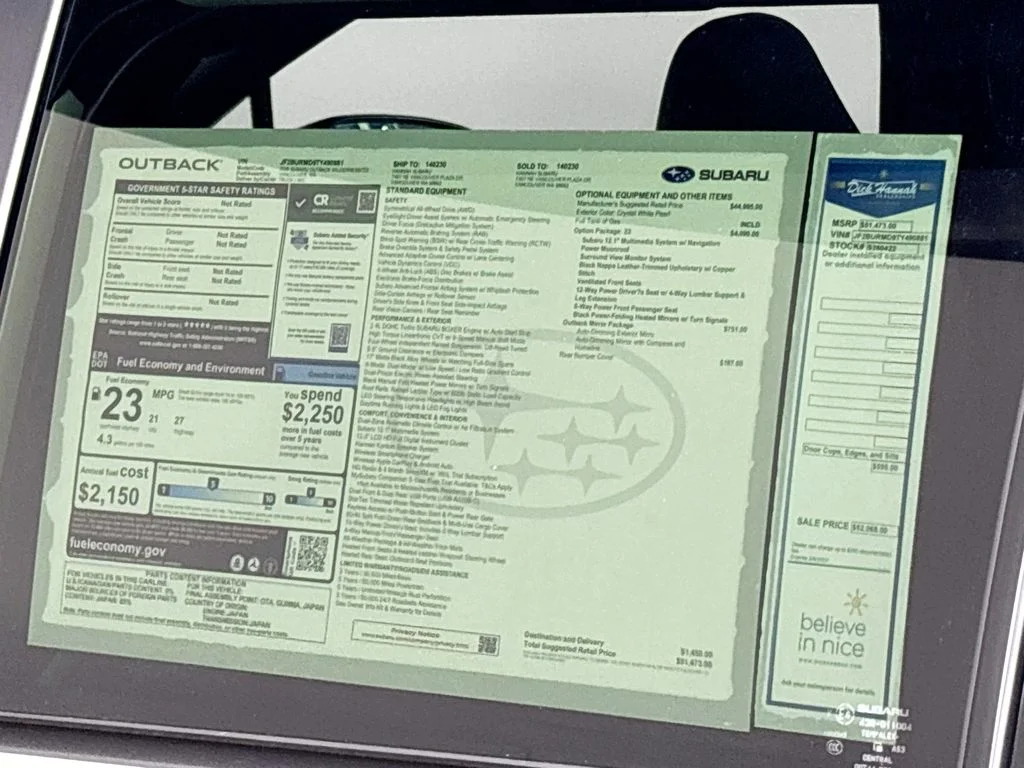 New 2026 CRYSTAL WHITE PEARL Subaru Wilderness image 25
