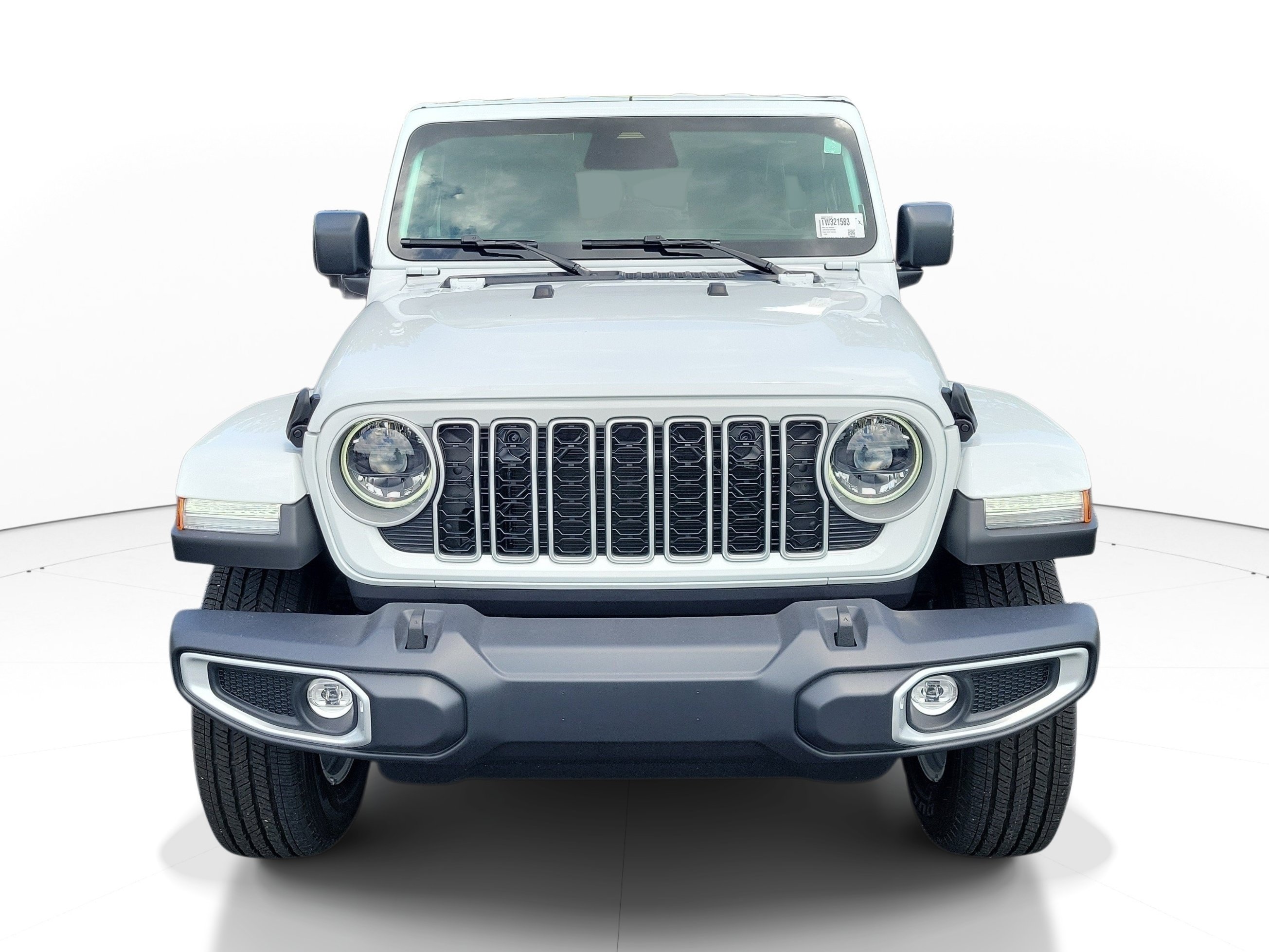 New 2026 Bright White Clear-Coat Exterior Paint Jeep Sahara image 2