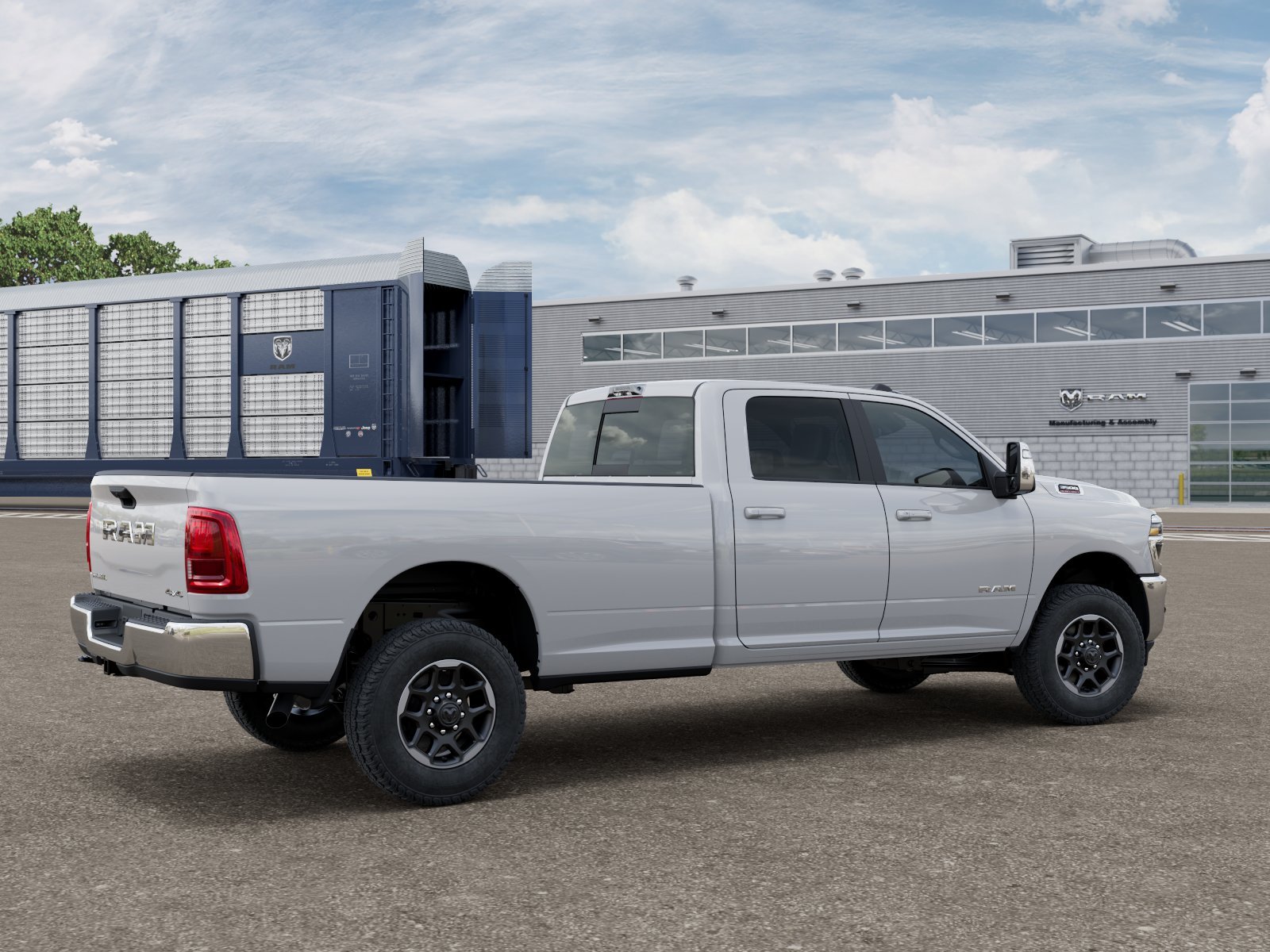 New 2026 Bright White Clear-Coat Exterior Paint RAM LARAMIE image 16