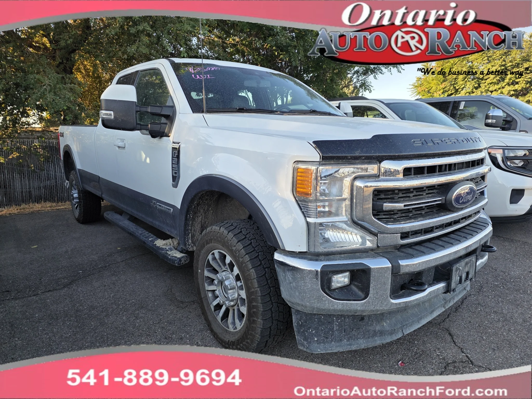 Used 2022 White Ford LARIAT image 1