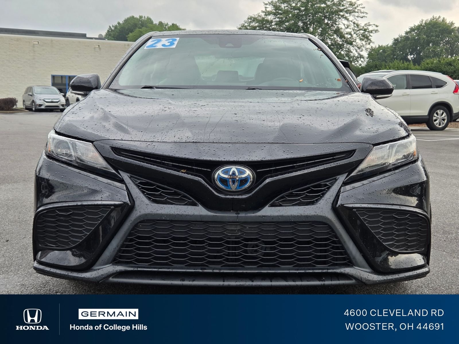 Used 2023 Midnight Black Metallic Toyota SE image 10